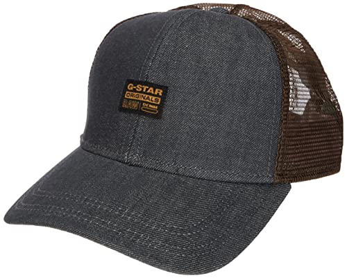 G-STAR RAW Męska czapka bejsbolówka, niebieska (raw Denim D109-001), jeden rozmiar