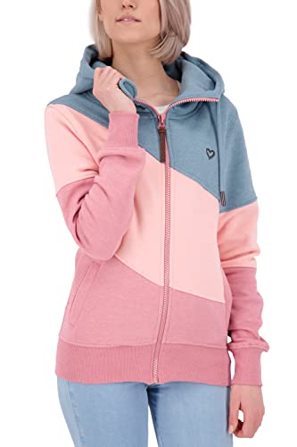 ALIFE and Kickin Steffiak A Hooded bluza damska z kapturem, bluza z kapturem, Mauve Melange, XL