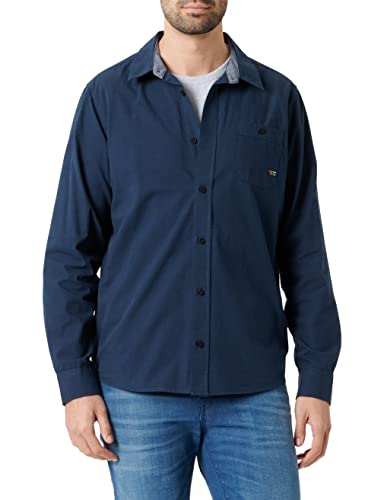 Street One MEN Koszula męska, Deep Navy Blue, M