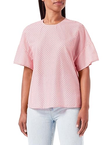 United Colors of Benetton Koszula męska, Różowy W Paski 67a, M