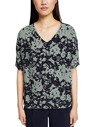 ESPRIT Collection Damska koszulka 082EO1K306, 403/NAVY 4, L