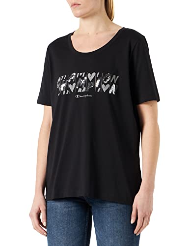 Champion Damska koszulka Legacy Easywear 2.0 S/S, czarna, S