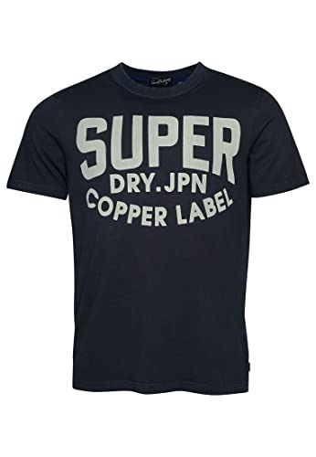 Superdry Vintage Copper Label tee Koszula męska, Eclipse Navy, L