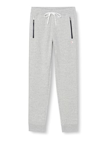 Champion Authentic Pants C-Logo Zip spodnie męskie, Grigio Melange, XS