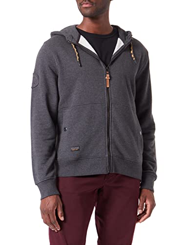 camel active Męska kurtka z dzianiny 409401/8W11, Graphite Gray, S