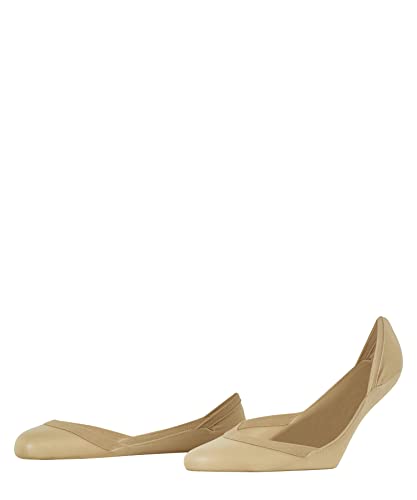 FALKE Kobiety Stopki Elegant Step W IN Bardzo Niski Krój niewidoczne jednokolorowe 1 Para, Brązowy (Crystal 4409), 37-38