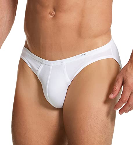 Hom Męskie antypoślizgowe mikro Confort Tencel miękkie majtki, niebieskie, XL, Biały, XL