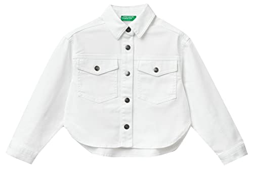 United Colors of Benetton Saszetka Denim Dziewczęca, Biały 701, S