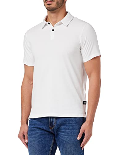 Replay Męska koszula polo M6454, 001 biała, 3XL, 001 White, 3XL