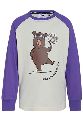 FILA Bluza dziecięca uniseks, whitecap gray, 122-128