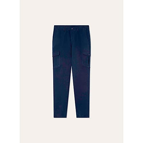 Hackett London Knit Cargo Spodnie męskie, Granatowy, 33W / 32L