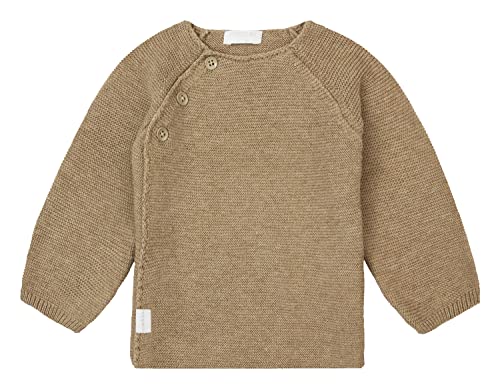 Noppies Baby Unisex Baby U Cardigan Knit ls Pino kardigan dziergany, Light Green-N124, 74, Light Green - N124, 74