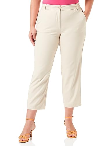 Tommy Hilfiger Damskie spodnie Straight VIS Poly Blend Woven, Classic Beige, 32W, Klasyczny beżowy, 32W