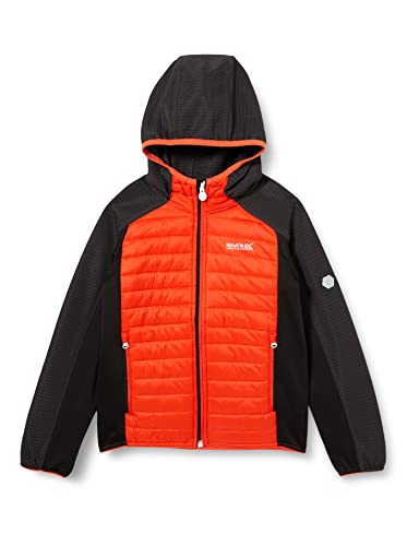 Regatta Dziecięca kurtka Kielder Hybrid V Unisex, Cajunorn/Ash, 5 Lata
