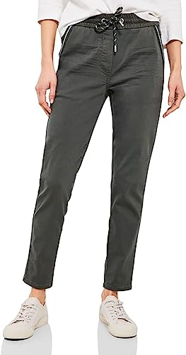 Cecil damskie spodnie do biegania twill, Easy Khaki, 28/L-XXL