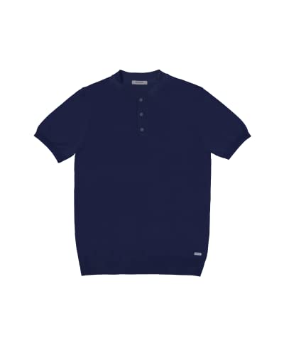 Gianni Lupo GL509S T-shirt męski, niebieski, 3XL, niebieski, NIEBIESKI