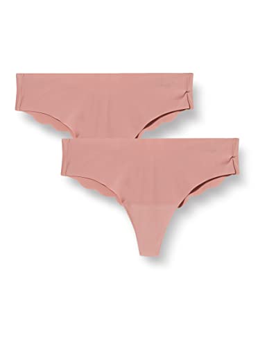 Sloggi Damskie stringi zero z mikrofibry 2.0, hipstring 2P, stringi, kakao, XS