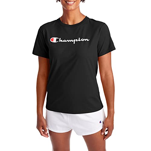 Koszulka damska Champion Classic Tee (zestaw 1 sztuk), czarny, S