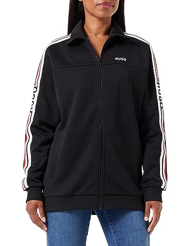 HUGO Damska kurtka Danbury Jersey płaska, czarny (Black1), XXL
