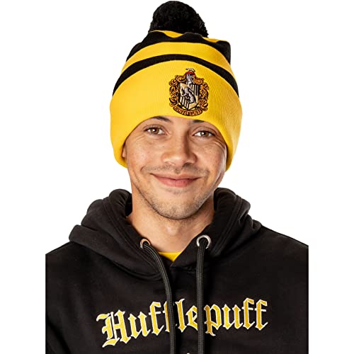 CID Oficjalna czapka Harry Potter Hufflepuff żółta, jeden rozmiar, ŻÓŁTY, rozmiar uniwersalny