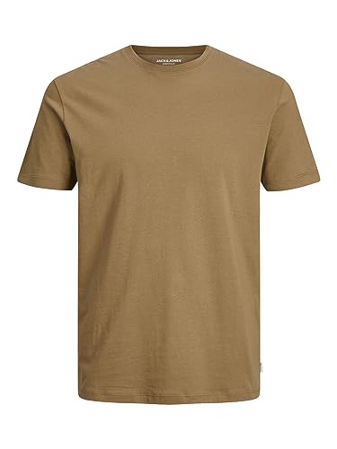 Bestseller A/S Męski T-shirt JJEORGANIC Basic Tee SS O-Neck NOOS, Otter, XL, Otter, XL