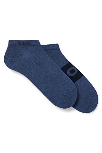 BOSS Męskie skarpety 2P AS Logo Col CC Ankle Socks, Open Blue, 43-46, Open Blue, 46 EU