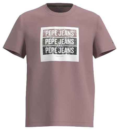 Pepe Jeans Acee Koszulka męska, Różowy (Bleach Pink), L
