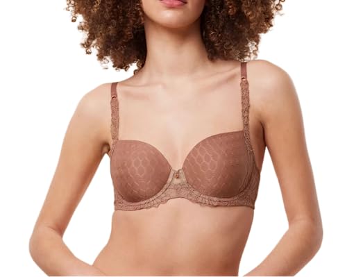 Triumph Damski biustonosz Azalea Florale Wp z fiszbinami, Toasted Almond, 75E
