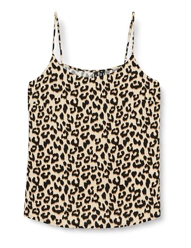 VERO MODA Top damski, Irlandzki kremowy/Aop:Dina, L