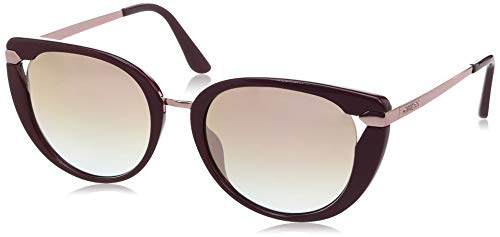 Guess Damskie okulary przeciwsłoneczne GU7530, Różowy (Rosa Luc/Bordeaux Specchiato), 54