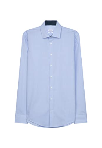 Seidensticker Męska koszula biznesowa, jasnoniebieski, 46 PL