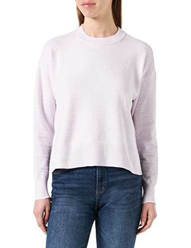 VERO MODA Damski sweter VMDOLLY LS O-Neck Blouse GA Boo, Lavender Fog/Szczegóły: W melanż, M