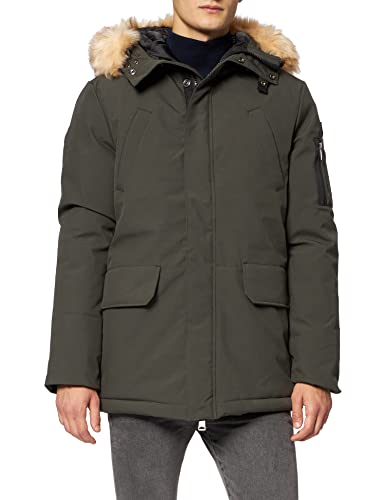 Schott NYC Parka męska, Kaki, L