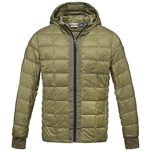 Dolomite Męska kurtka dziecięca Chaqueta Con Capucha Ms Corvara Light, CHALICE KHAKI GREEN, L