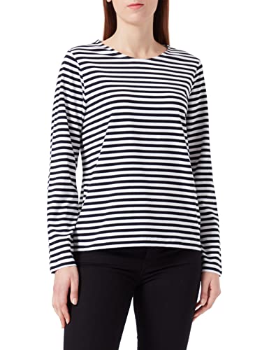 gs1 data protected company 4064556000002 Damska koszula Asolo, Bright White/Black Beauty Striped, M, Bright White/Black Beauty Striped, M