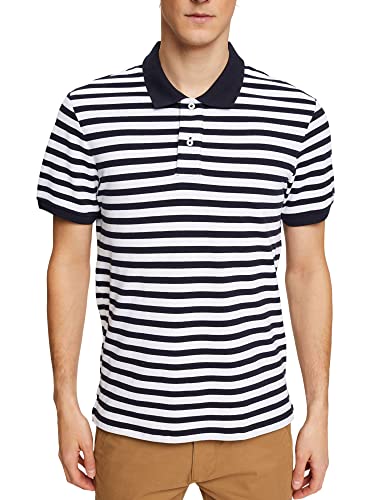 ESPRIT Męska koszulka polo, 993EE2K302, 402/NAVY 3, XXL, 402/Navy 3, XXL