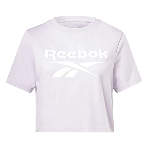Reebok Damska koszulka Identity Crop, szara, S, szary, S