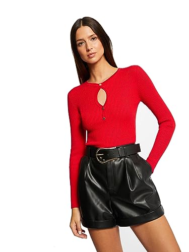 Morgan Sweter damski, Czerwona, S