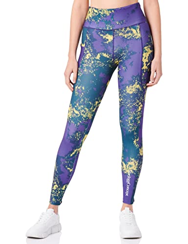 THEJOGGCONCEPT Damskie legginsy JCSAMMI AOP 201529/Deep Blue Mix, XXL