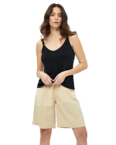 Peppercorn Damska koszula Nadia Ruffle, czarna, 18, Czarny, 44