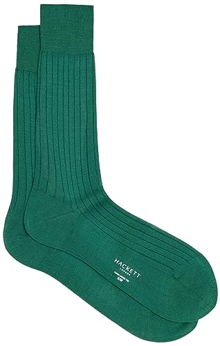 Hackett London Skarpety bawełniane męskie, Zielony (zielony), Large