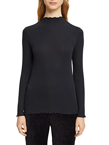 ESPRIT Collection Damska koszulka 102EO1K302, 001/BLACK, M
