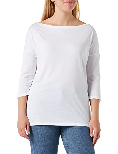Sisley Koszulka damska 3QU4L12EE White 101, S, White 101, S