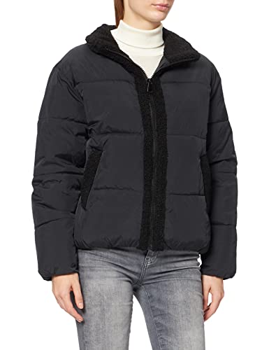 VERO MODA Vmchat Short Jacket Ga kurtka damska, Czarny/szczegóły: czarny miś, S