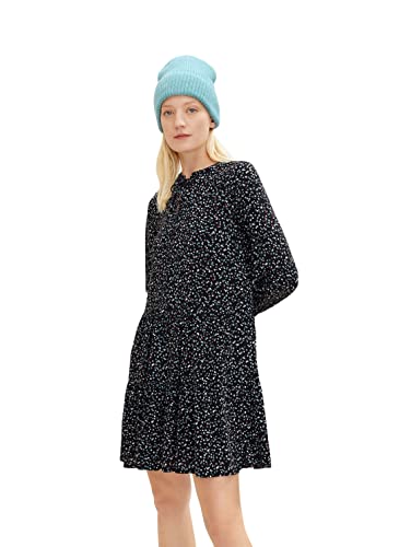 TOM TAILOR Damski sukienka w kropki 1035813, 30928 - Black Dot Design, 36