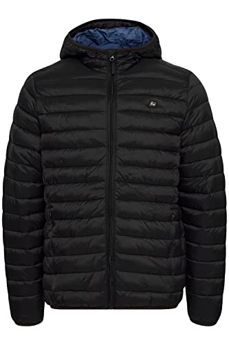 Blend Męska kurtka pikowana Bhromsey Hood, 194007_czarny, XXL
