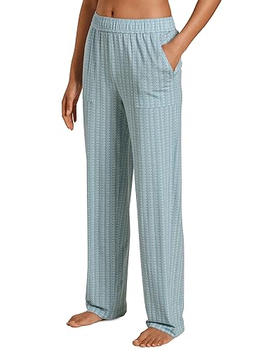 CALIDA Favourites Desert spodnie damskie, Niebieska satyna, 48-50