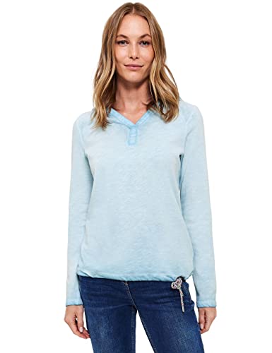 Cecil Damska bluza z kapturem, Faded Blue, XXL