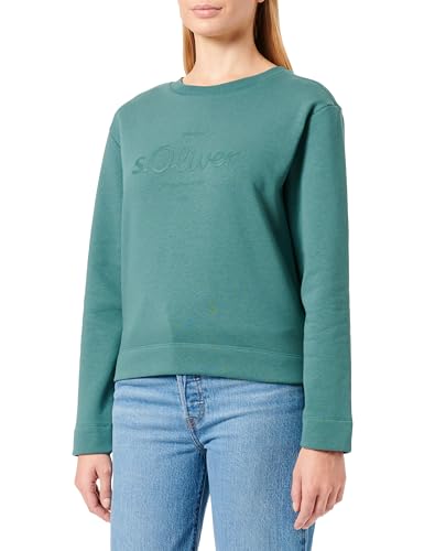 s.Oliver Sales GmbH & Co. KG/s.Oliver Damska bluza z długim rękawem, Niebieski zielony, 32