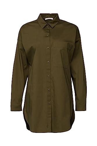 edc by ESPRIT Bluzka damska, 350/khaki Green, XS